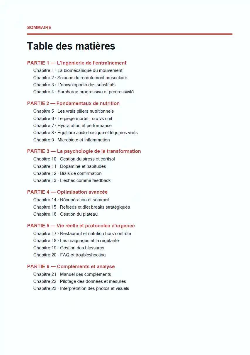 Sommaire
