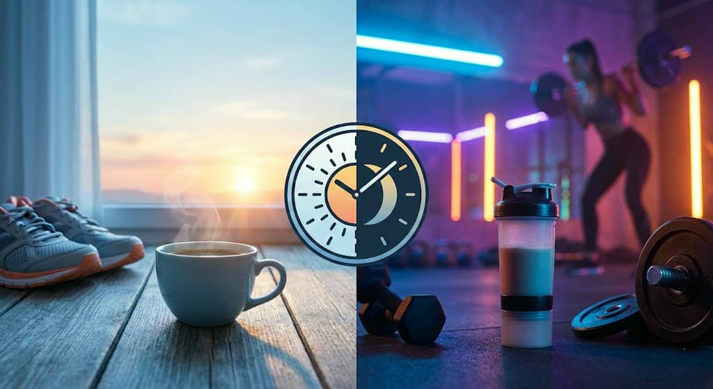 Illustration : Meilleure heure pour le sport : s'entraîner le matin ou le soir ?