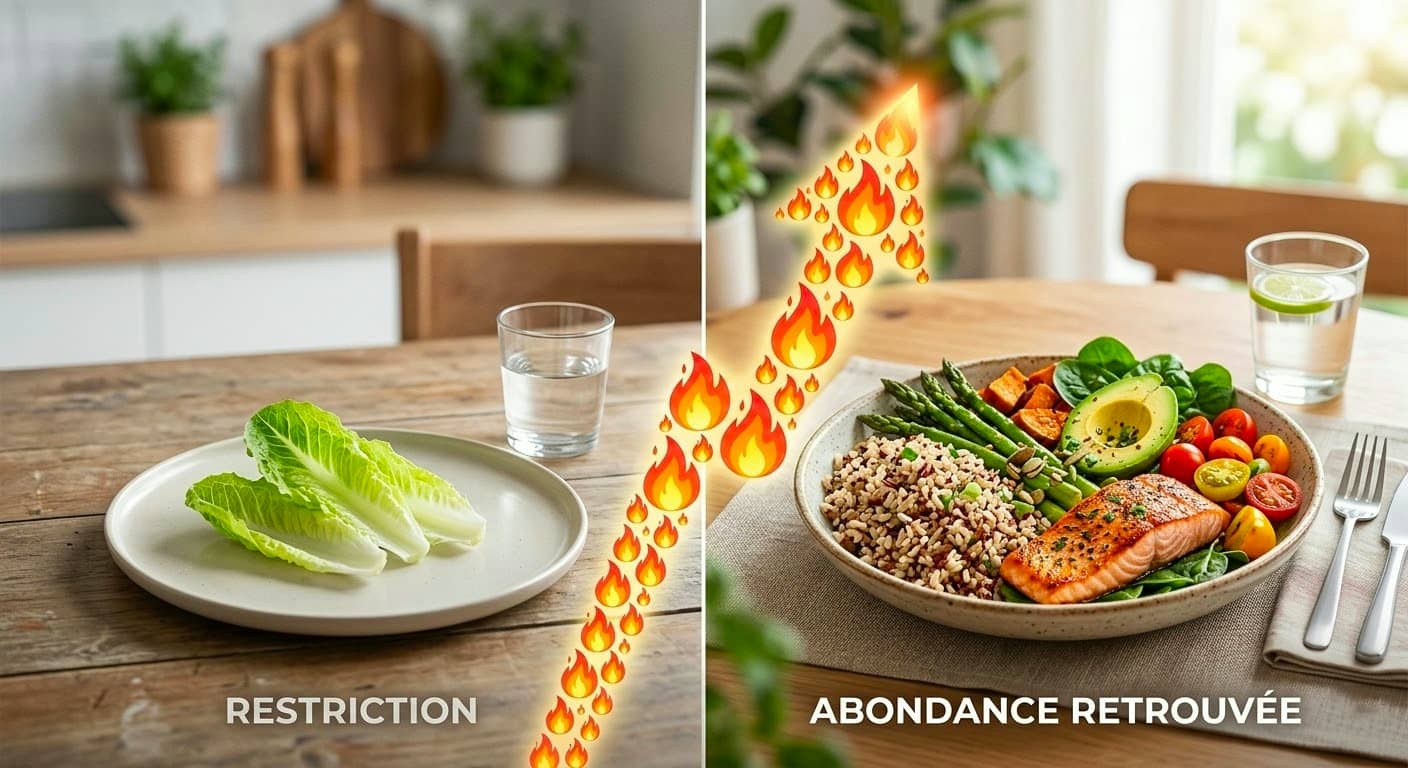 Reverse dieting : relancer son métabolisme après un régime (guide complet)