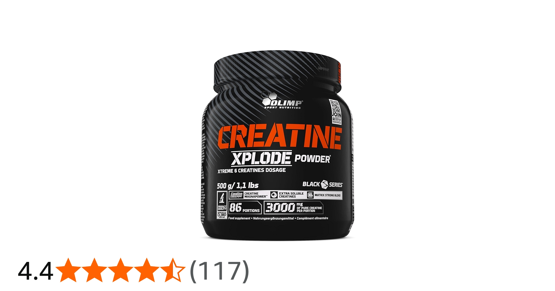 Protéine en poudre Creatine Xplode 500g de la marque Olimp