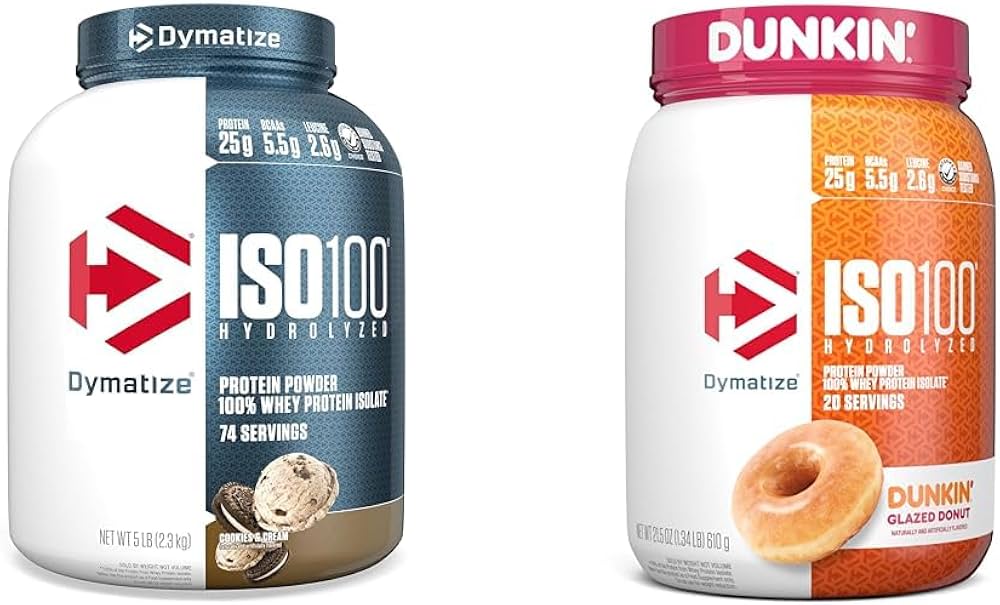 Protéine en poudre ISO 100 2.2kg de la marque Dymatize