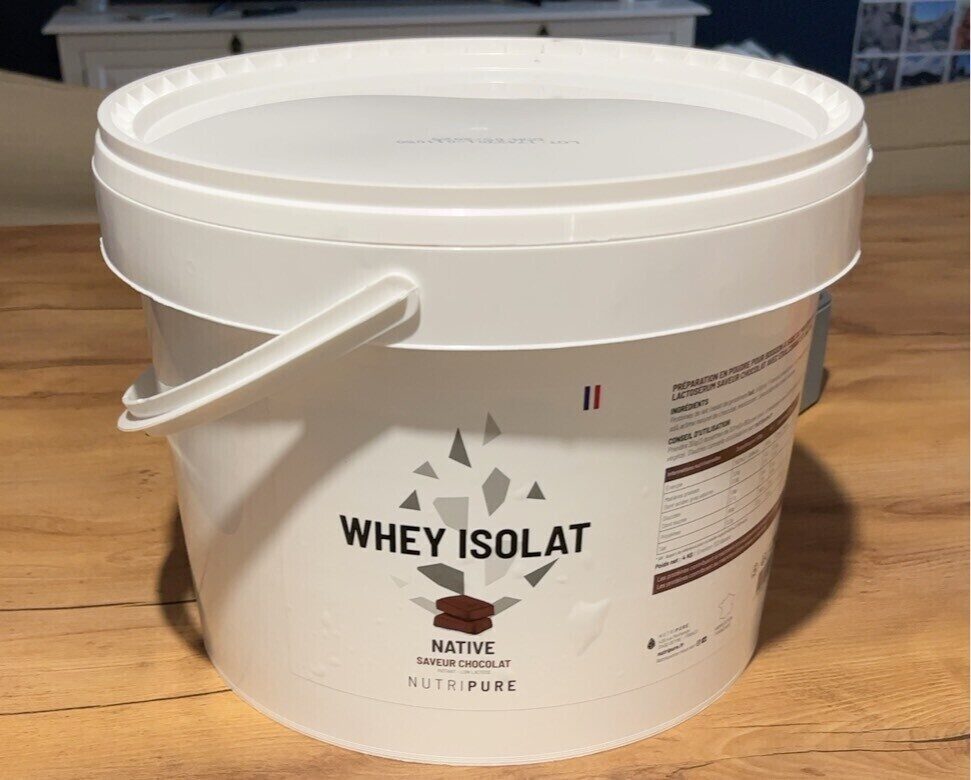 Protéine en poudre Whey Isolat Native 4kg de la marque Nutripure