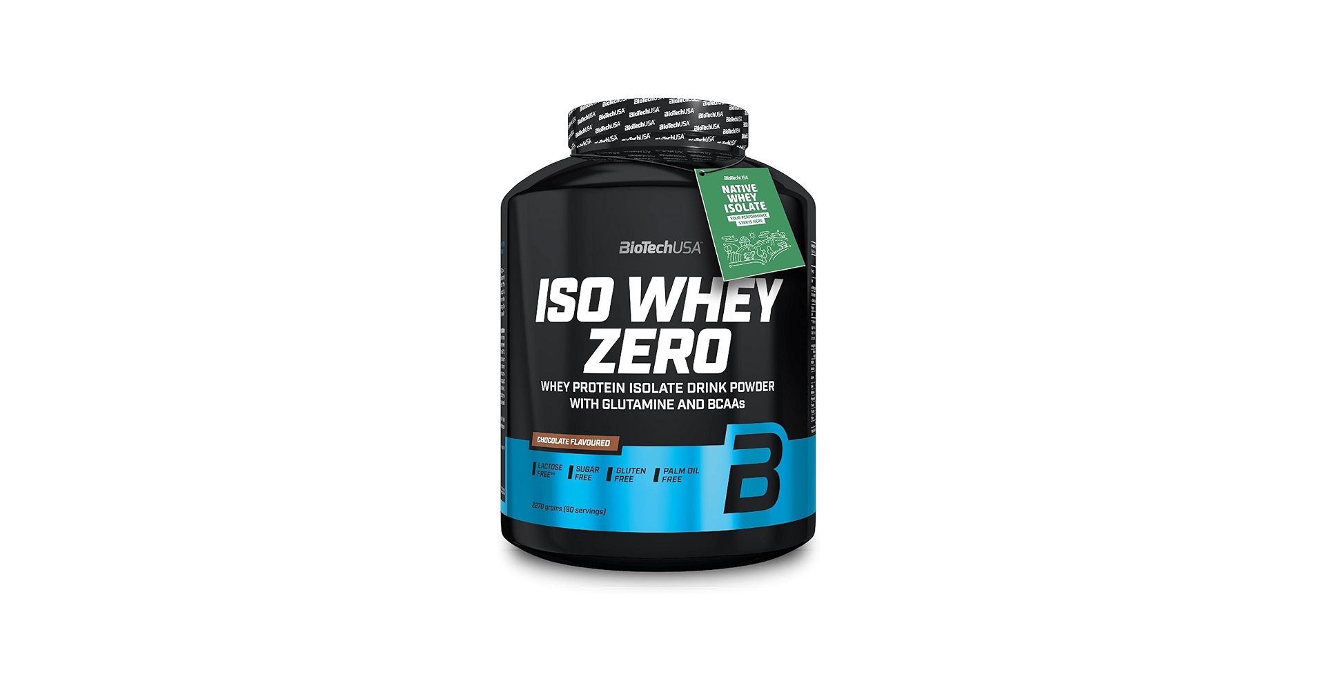 Protéine en poudre Iso Whey Zero 2.27kg de la marque BiotechUSA