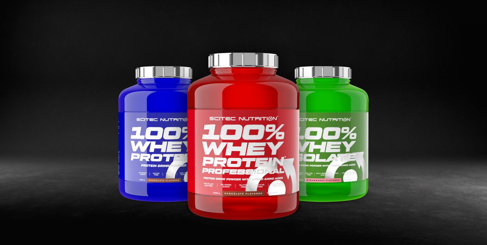 Protéine en poudre 100% Whey Isolate 2kg de la marque Scitec Nutrition