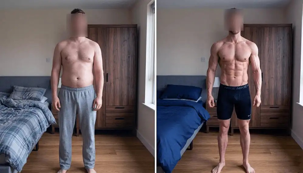 Transformation Kévin — -14kg prise de masse sèche