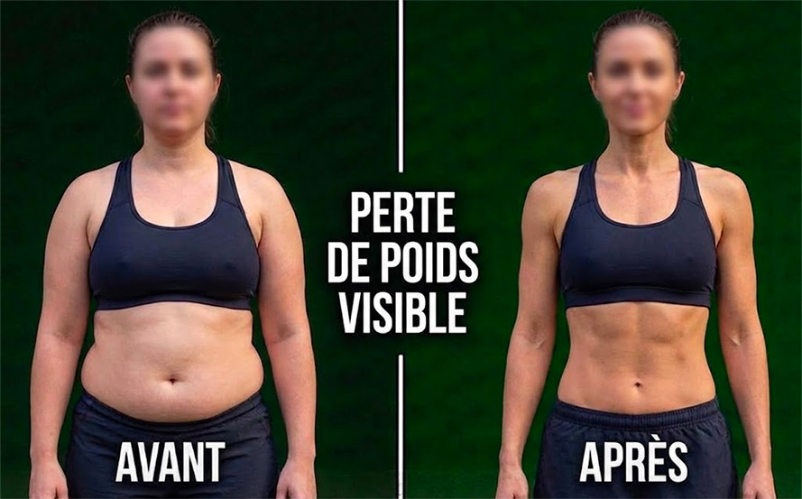 Résultat coaching perte de poids homme transformation physique
